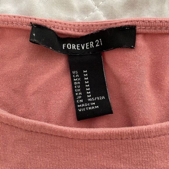 Forever 21 Marv Flowey tie up the back long sleeve dress size medium - Picture 8 of 8